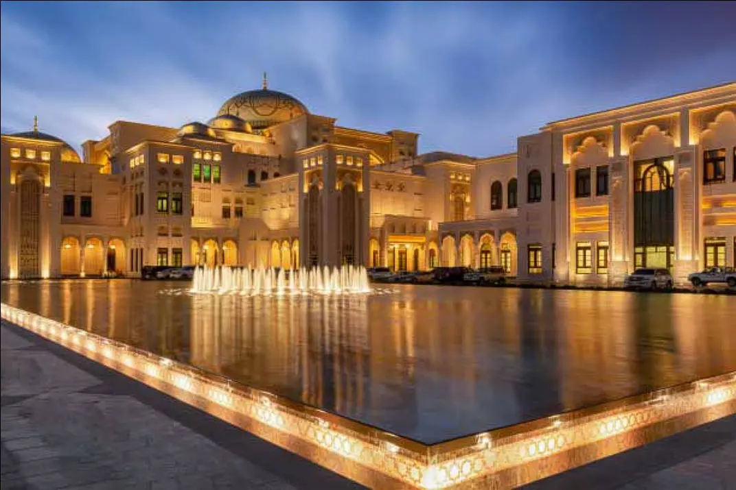 Qasr Al Watan palace in Abu Dhabi, United Arab Emirates