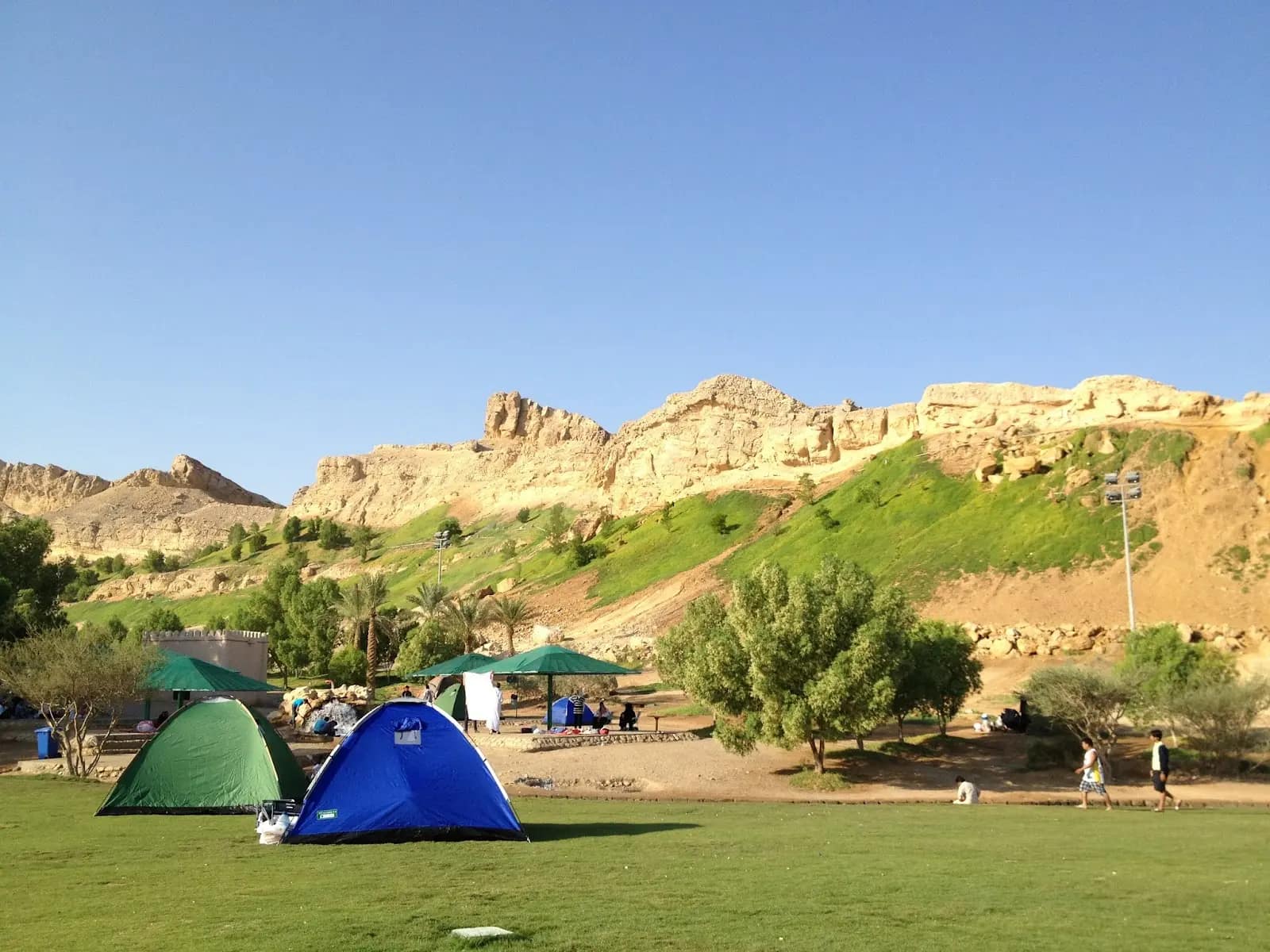 Green Mubazzarah park in Al Ain, United Arab Emirates