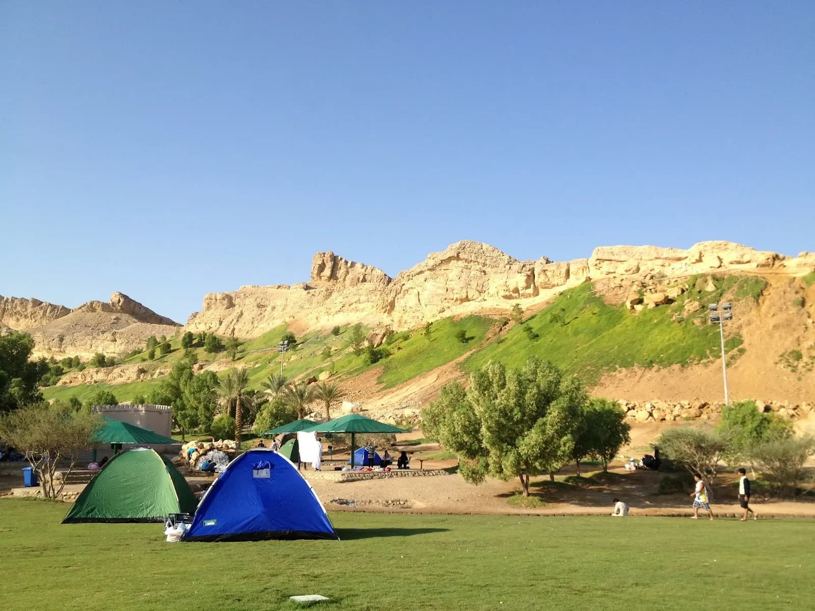 Green Mubazzarah park in Al Ain, United Arab Emirates