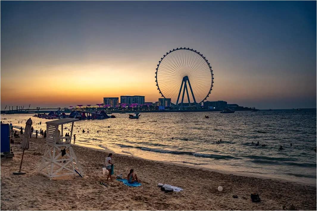 JBR Beach beach in Dubai, United Arab Emirates