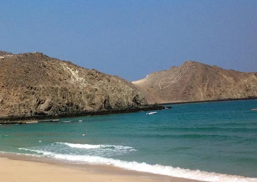 Khor Fakkan Beach beach in Fujairah, United Arab Emirates