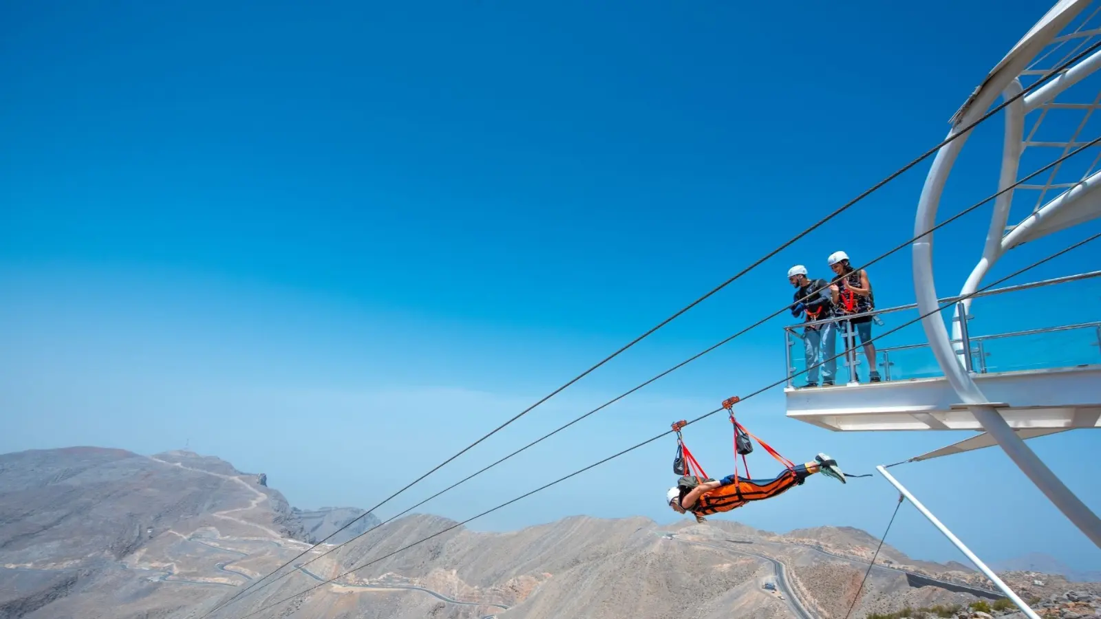 Jais Flight Zipline adventure in Ras Al Khaimah, United Arab Emirates
